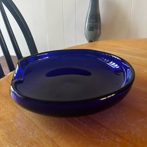 Tiffany and Co Paloma Picasso Blue Thumbprint Bowl
